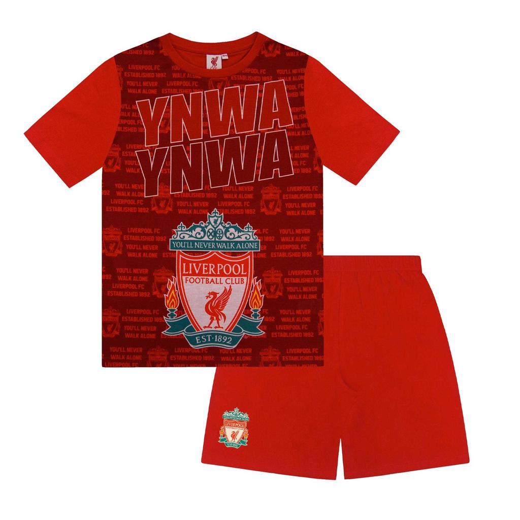 Liverpool FC Boys Wirtz 7 Sublimation Short Pyjama Set