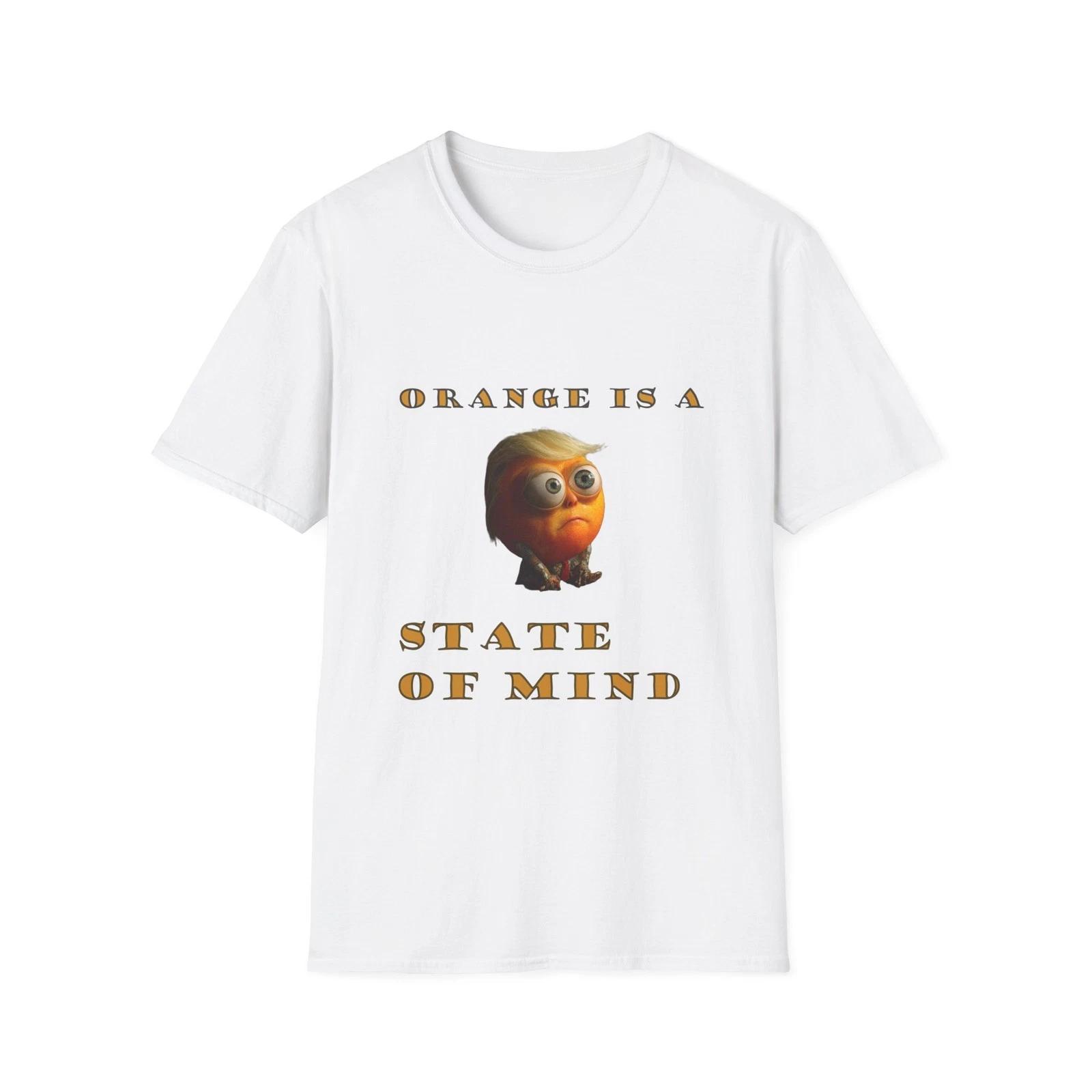 Orange Is a State of Mind T-Shirt | Orange Character Tee S
