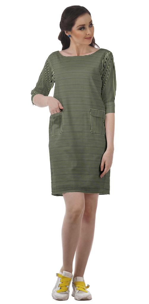 Moomaya 3 4 Sleeve Womens Summer Dresses Casual Shift Dress With Pockets