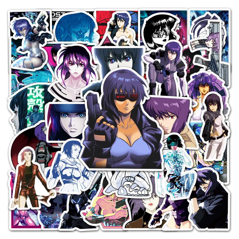 51 Cartoons, Ghost In The Shell, Cartoon Personality, Graffiti, Creative Laptop, Car Decoration Stickers