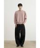 WHOLOVESART Washable Semi-Crop Knit Pullover Peach Pink