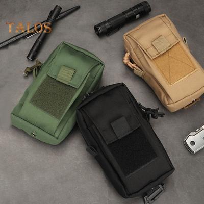 Tactisch Molle Accessoiretasje Rugzak Schouderband Bevestigingstas met Dubbel Ritsvak Tactisch Molle Gereedschapsvak voor Buitenactiviteiten