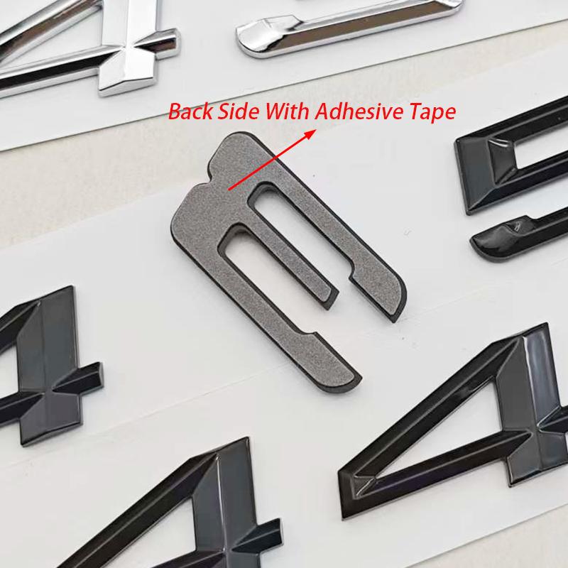 3D ABS Car Letters Logo 435i 440i Badge Sticker Rear Trunk Emblem Decals For BMW 4 Series 435i 440i F32 F33 F36 Atuo Accessories