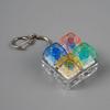4 styles Tetris Fingertip Press Decompression Creative Luminous Keyboard Keychains Pendant Toy