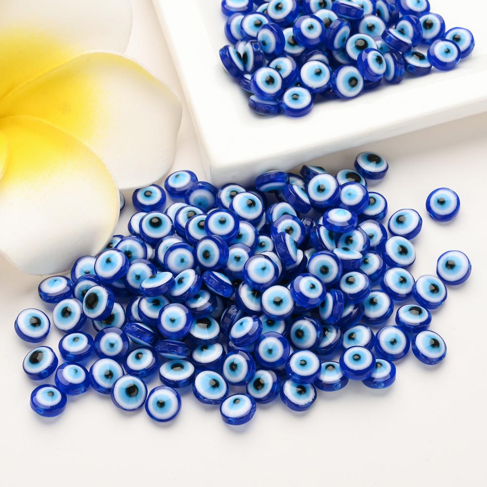 Resin Fish Eye Round Beads for DIY Devil Eye Bracelets, Necklaces, and Accessories