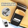 For Car LOGO Glasses Holder Storage Emblem Accessories GR Sport Yaris Chr Auris Rav4 Prius Prado Avensis Verso ET0