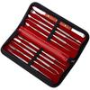 10 PCS Wax Carving Tools Dental Waxing Instruments with Case, Stainless Steel Wax Carvers Set