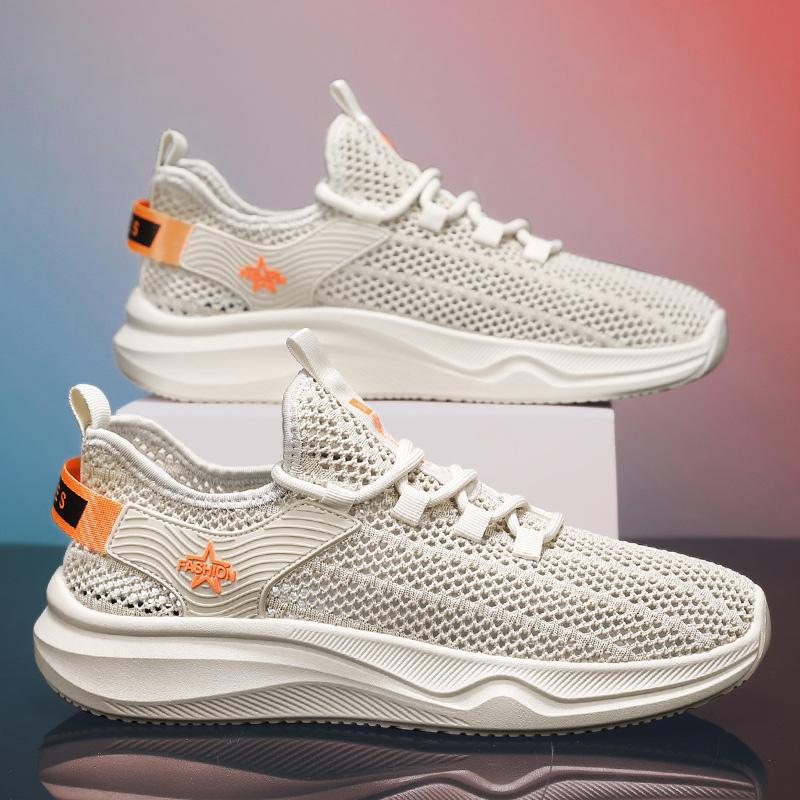 Mesh new summer breathable thin hollow large mesh shoes soft sole light casual sports shoes 39