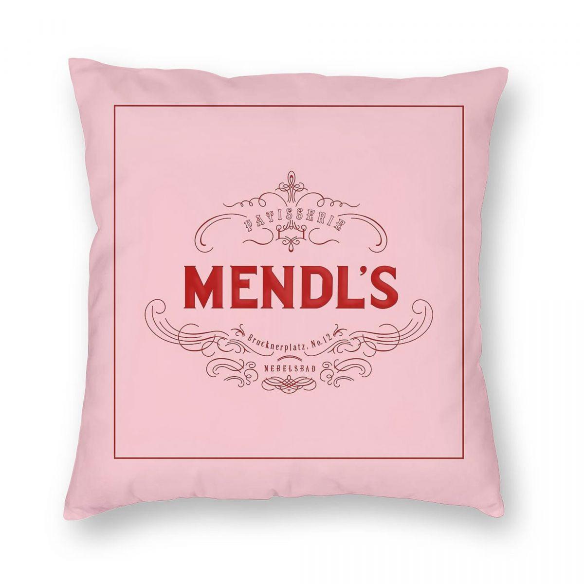 

Grand Budapest Hotel Mendl s Herr Mendl Square Pillowcase Polyester Linen Velvet Pattern Zip Decorative Sofa Cushion Cover 18 12x12Inch