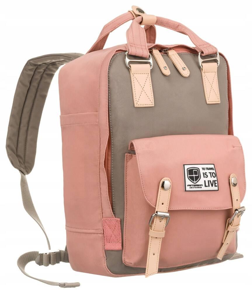 Urban, spacious polyester backpack - Peterson