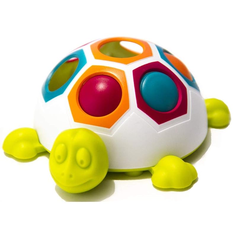 Fat Brain Toys Pop & Slide Shelly (Authentic Product) [Educational Toy for Toddlers and Babies] FA123-1