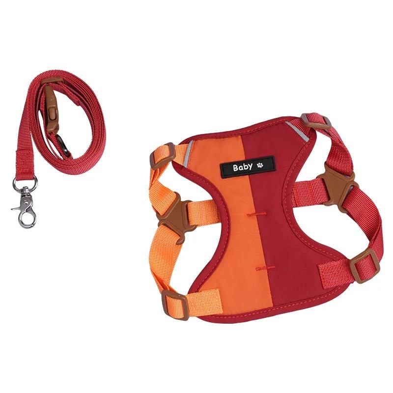 

Chest Strap Dog Accessories Collar for Dogs Collars Pet Pets Supplies Cats Big Harness Puppy Small Products Tactical Vest XS（old）