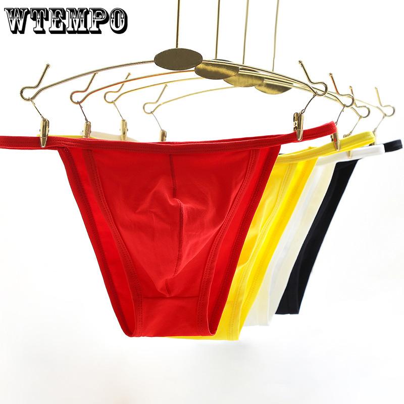 Men's Sexy Underwear Thong Cotton Men's Thong Low Waist Underwear