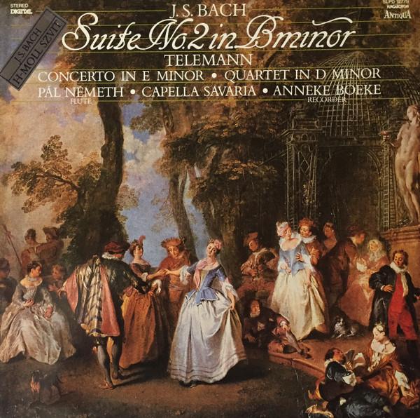 

LP Record J. S. BACH TELEMANN PL NMETH C Suite No. 2 In B Minor Concerto I SLPD12779 Hungaroton 1987 Hungary Classical Used