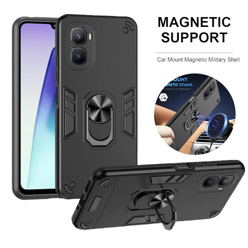 Funda For Infinix GT 50 Pro X6891 Case Armor Shockproof Phone Cases For Infinix GT50 Pro Magnetic Car Holder Ring Coque Cover