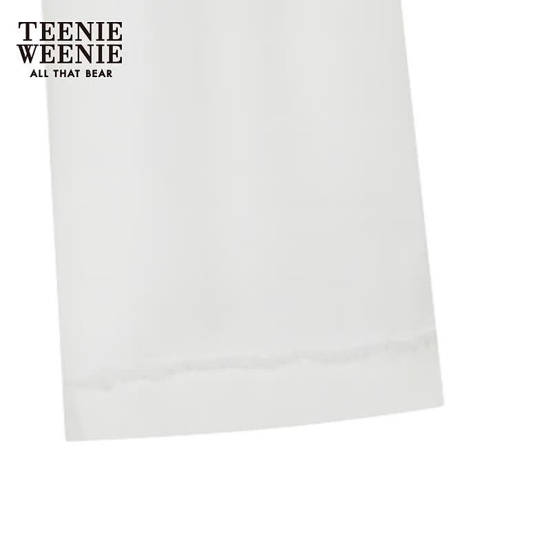 Teenie Weenie Women's 2026 Summer High-Waist Wide-Leg Pants