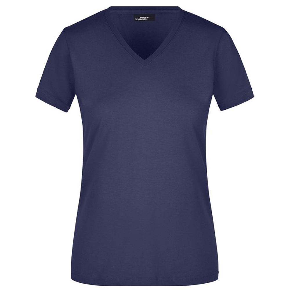 James and Nicholson Womens/Ladies V Neck Slim T-Shirt