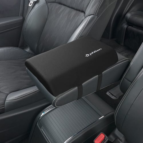 BONFORM Phiten Aqua Titanium Cushion Armrest (Wide) Memory Foam Drive Elbow Rest Phiten 5815-79BK