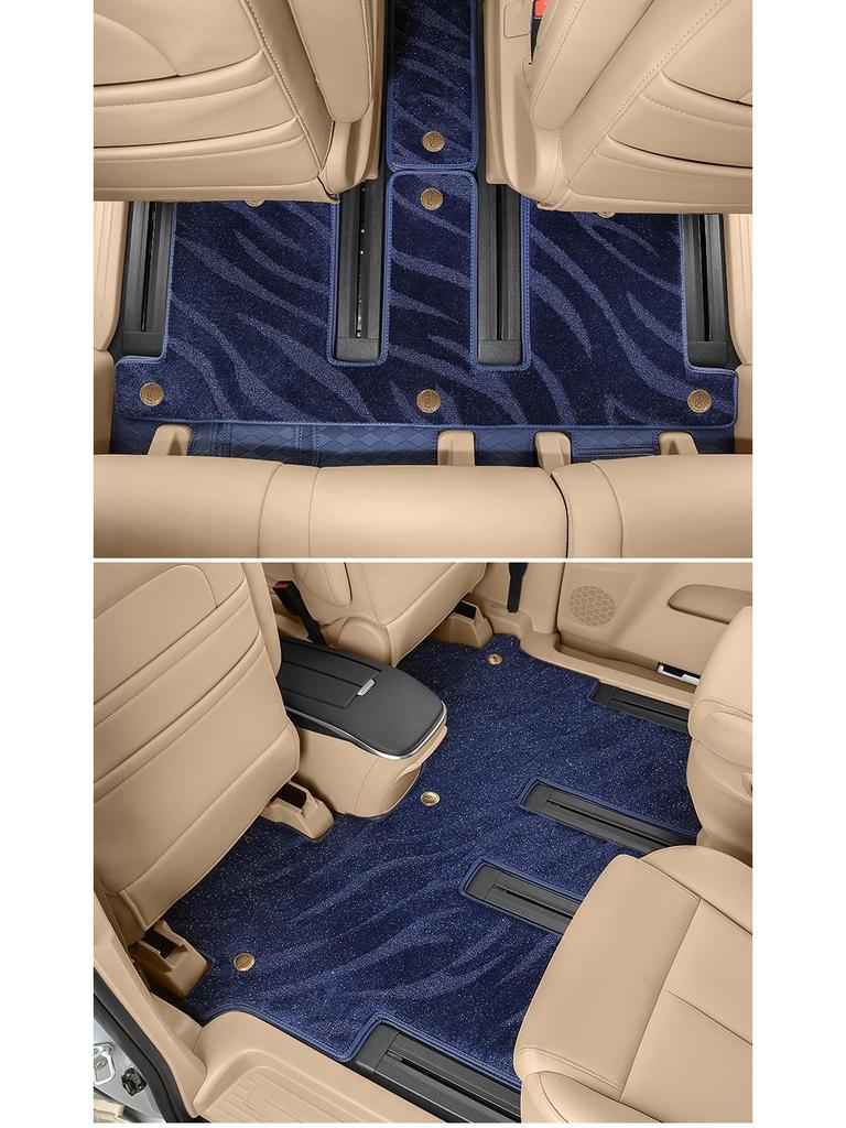 Custom Leather Floor Mats for 25 Buick GL8 Models - Full Coverage for Lu Shang New Energy Lu Zun PHEV/ES