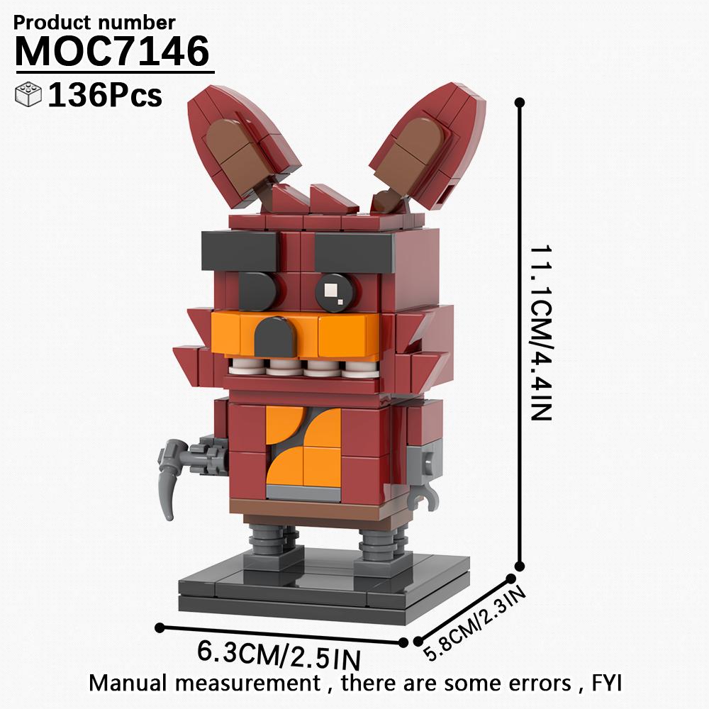 MOOXI Bricks Set Adult Toys For Children Building Blocks Model Kit For Adults MOC Block Assembling Horror Movies BrickHeadz Gift