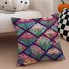Romantic French Style Cushion Cover Throw Pillow Cover Hidden Button Durable Polyester Chair Cushion