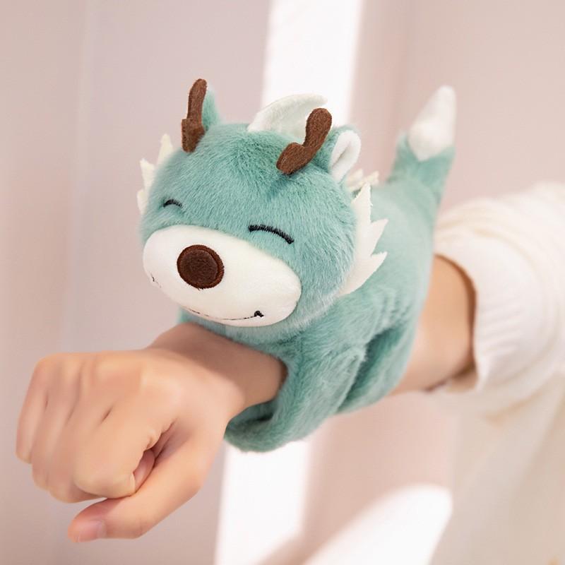 Cute Giant Panda Doll Snap Ring Bracelet Toy Plush Doll Hug Wrist Chengdu Base Souvenir