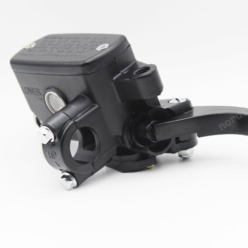 Black Universal 7/8" 22mm Motorcycle Front Brake Clutch Master Cylinder Hydraulic Pump Lever For Honda Yamaha Suzuki Kawasaki