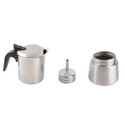 Cafetière à stovetop en acier inoxydable 304 Double valve Pot d'extraction à froid Cafetière Moka Préparation du café