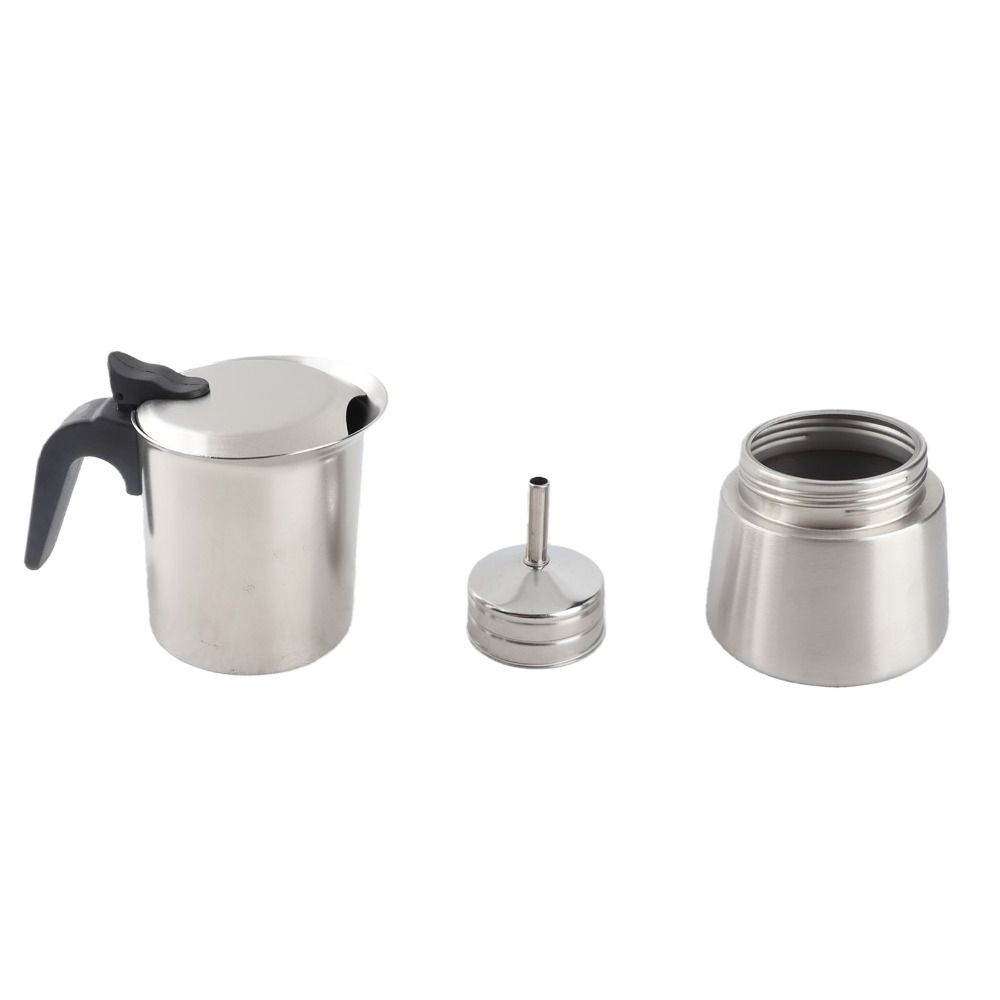 304 Stainless Steel Moka Pot 200 Ml Capacity Cold Extraction Pot  Coffee Brewing