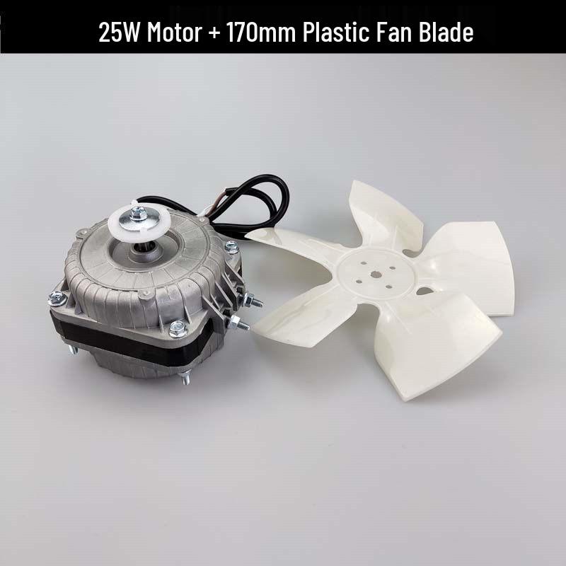 220V Shaded Pole Refrigerator & Freezer Cooling Fan Motor with Blade