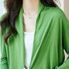 Srcr Women's 100% Mulberry Silk Knitted Cardigan