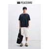PEACEBIRD Men's Artist Series Striped Polo Shirt