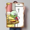 Mordecai Disgusted By Sandwich Sign TV Show Poster Decor for Room Decoration Custom Metal Tin Signs for Wall Art Decoration Home