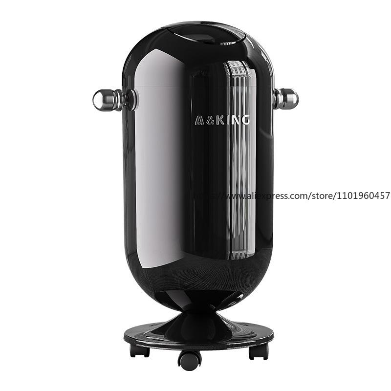 High-Capacity Kitchen Trash Can for Home Stylish Tall Garbage Bin with Lid Mobile No-Bending Kitchen-Specific Waste Container