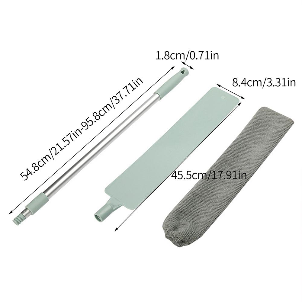 Telescopic Dust Brush with Extension Long Handle Gap Sofa Bed Furniture Bottom Dust Cleaner Household Cleaning Tools