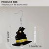2D Flat Halloween Acrylic Earrings Decoration Cute Witch Hat Pendant Jewelry Girls Women Halloween Gift