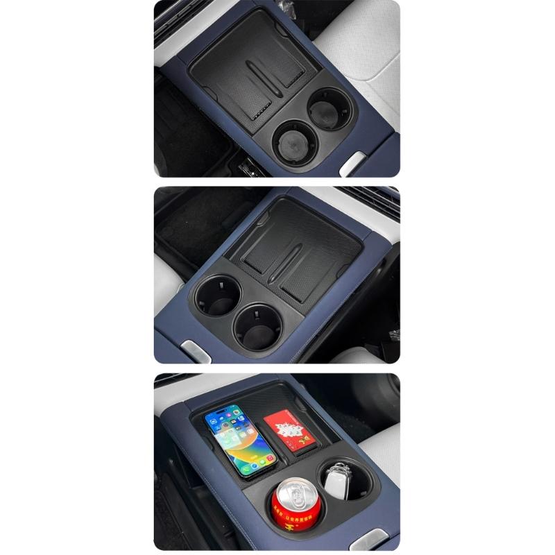 Cup Holder Insert Pad Silicone Pad Auto Accessories Central Control Drink Holder Insert for Xpeng G6