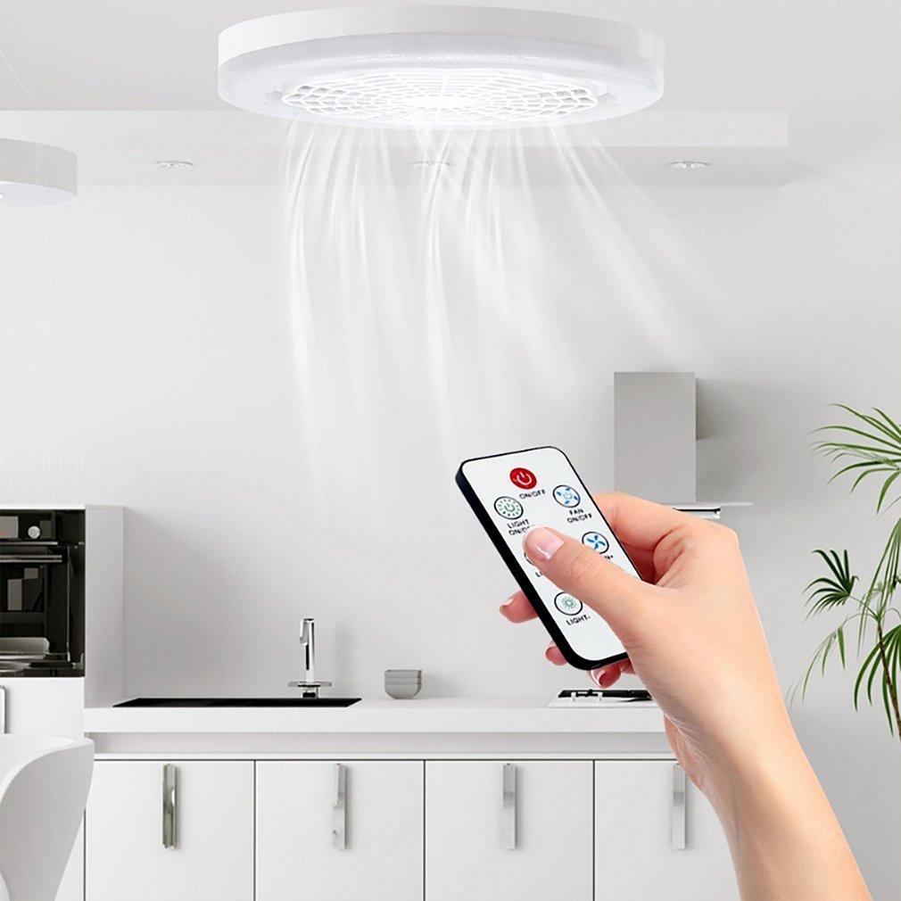 

ICOCO E27 Smart Fan Беспроводной пульт дистанционного управления Невидимый бесшумный вентилятор для внутреннего освещения