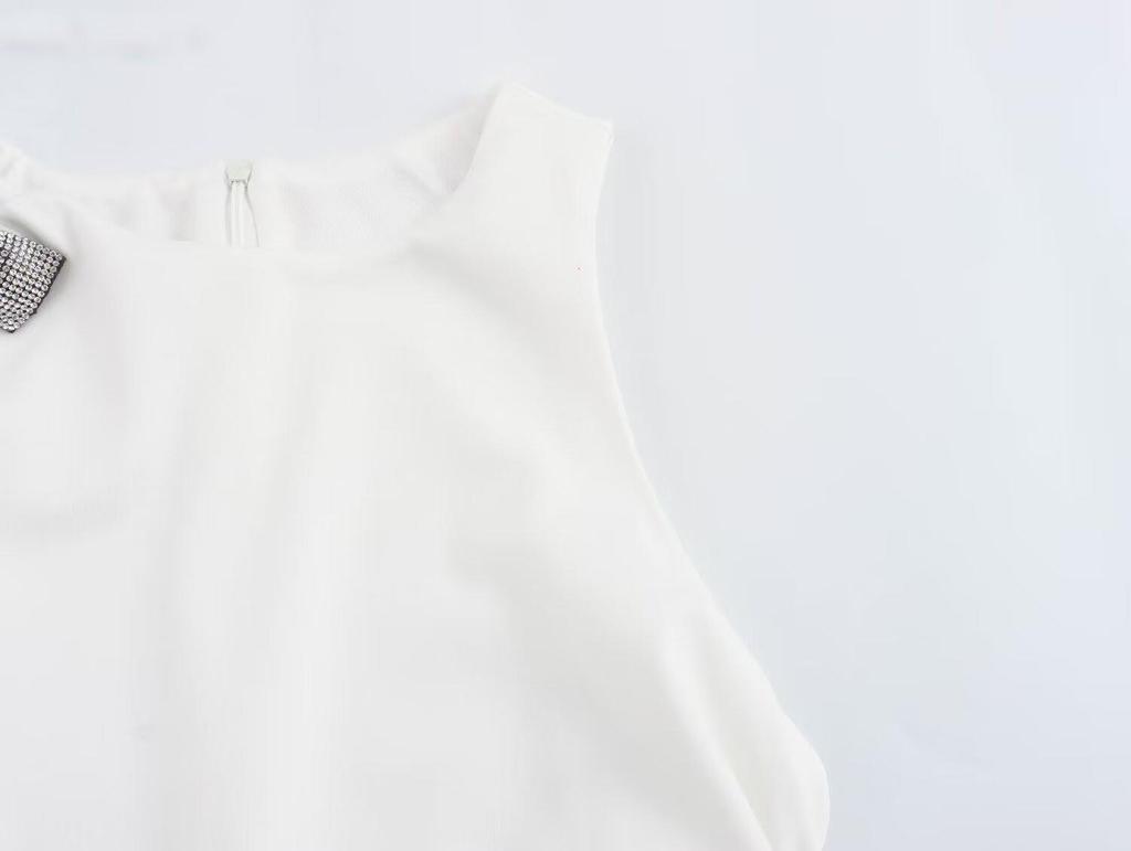 2025 Fashion Bow-Adorned Casual Dress: European-American Style