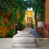 Tapete 3D Stadtstraße Stadtlandschaft Wandbilder Wohnzimmer Schlafzimmer Café Hintergrund Moderne Heimdekoration Tapete