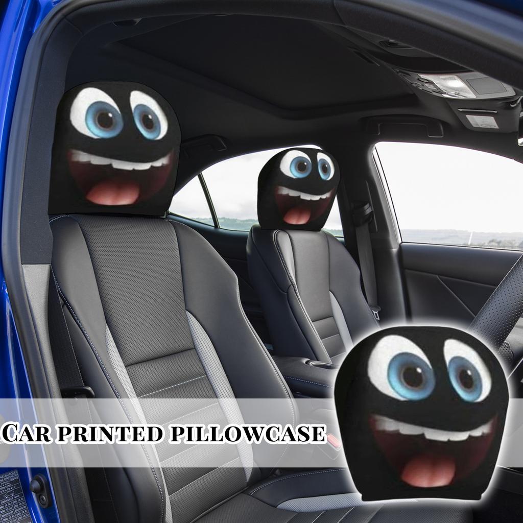 Car Printed Pillowcase Universal Elastic Style Funny Fun Universal Headband