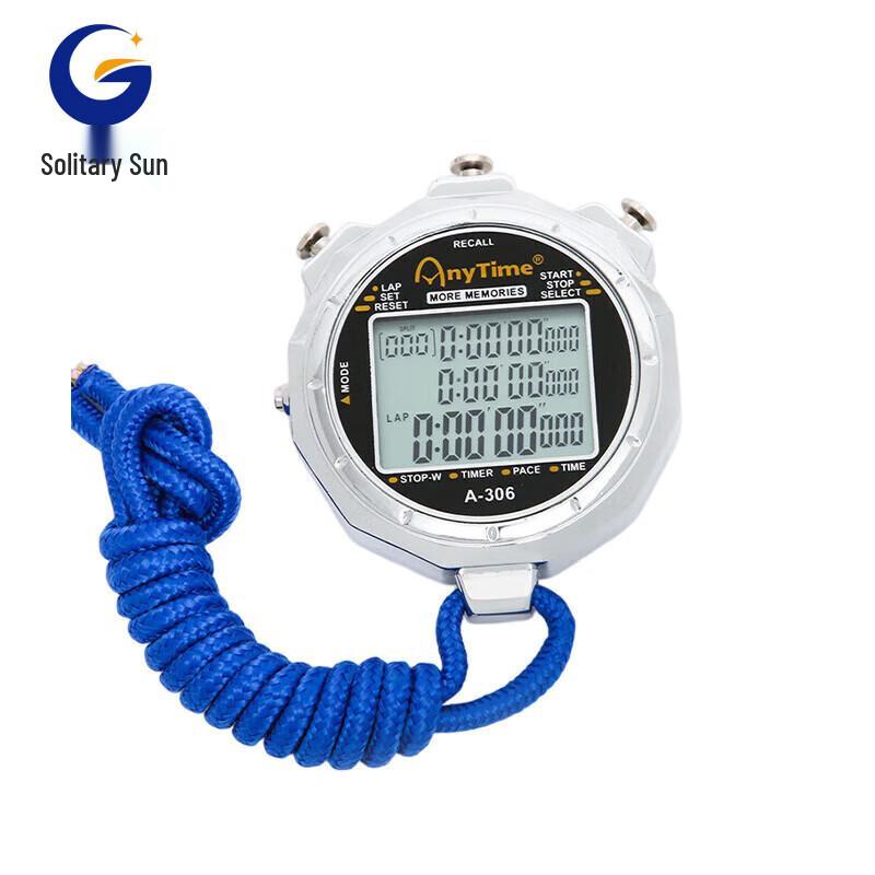 Multifunctional Metal Electronic Stopwatch