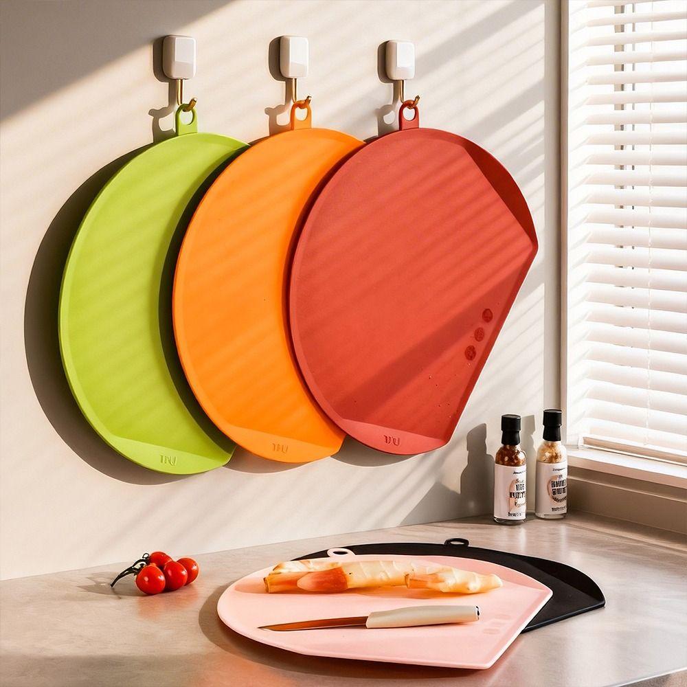 TPU Cutting Boards Flexible Cutting Mat Solid Chopping Board  for Vegetable Meat