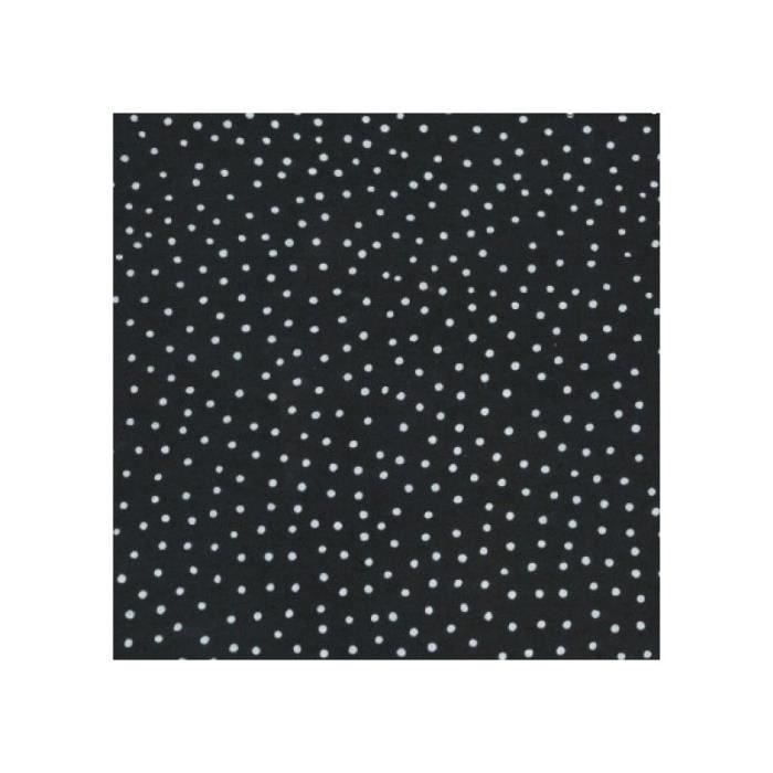 Papier à motifs raidana noir pois blanc 50 x 70 cm Noir