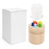 Montessori Wooden Color Sorting Bin for Hand-Eye Coordination