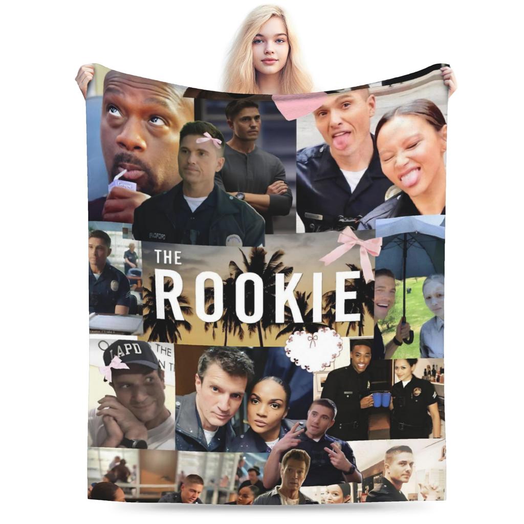 Coperte in pile per la serie TV The Rookie Coperte Morbidissime Rilassanti per Biancheria da Letto Biancheria da Letto Coperte