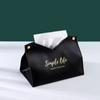 Nordic PU Leather  Tissue Box holder Car Tissue Case Living Room Pumping Paper Storage box Napkin Holder Desktop Napkin Holder