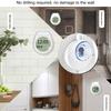 Shower Timer Digital Clock Waterproof LCD Screen 12/24 Hour Format Temperature Display Countdown Function Suction Cup Mount