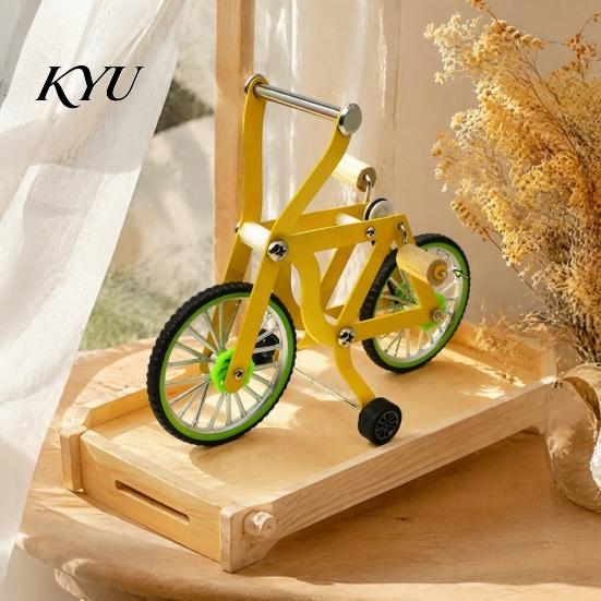 Anti Chew Bird Toy Intelligence Training Bike Toy, Interactive Bicycle Exercise Enrichment Parrot Equipment Educational for Lovebird Conures Parakeet