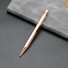 2Pcs Hexagonal Metal Ballpoint Pen Office Signing Pen for Office School 1.0mm Pen Tip Smooth To Write